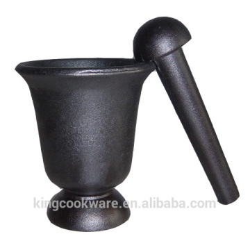 mortar and pestle with cast iron material